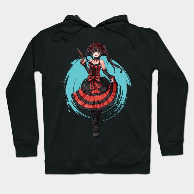 date a live -Kurumi Tokisaki Hoodie by Hala Art